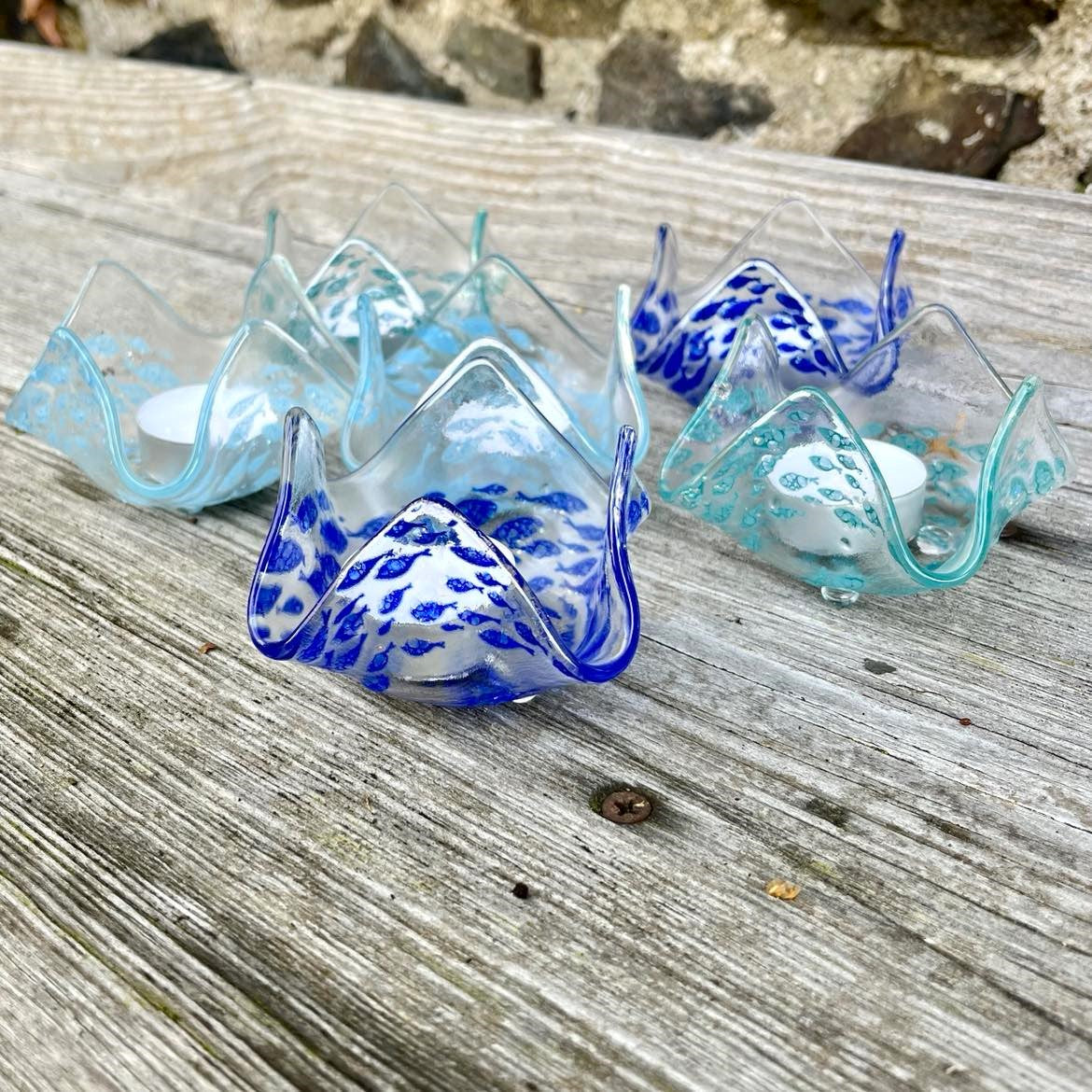 Plenty of Fish Whirlpool set of 6 Tea Lights