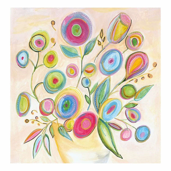 Set of 6 Floral Greeting Cards from original Artwork