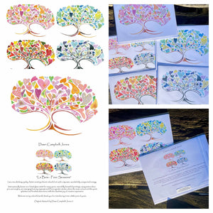 Set of 6 Les Bois 4 Seasons Greeting Cards from original Artwork
