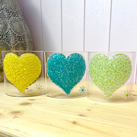 Country Heart New Curvys Set of 3 colours Yellow Jade Lime