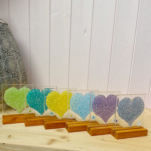 Country Heart Stand Ups Full set of all 6 colours