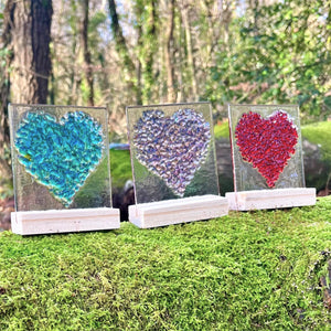 Set of 3 Chunky Hearts Stand Ups