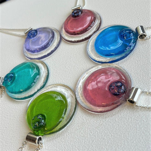 Set of 6 Designer Vibrant Round Deco Pendants